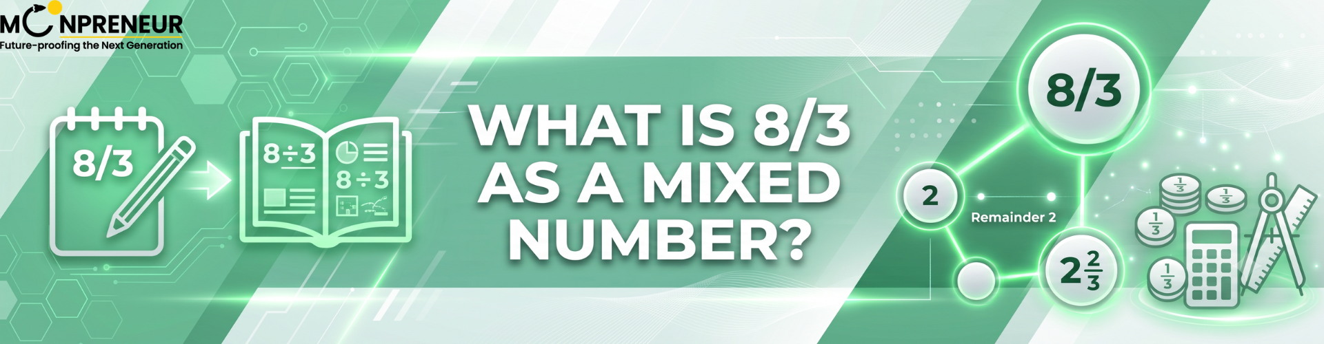 What Is 8/3 As a Mixed Number