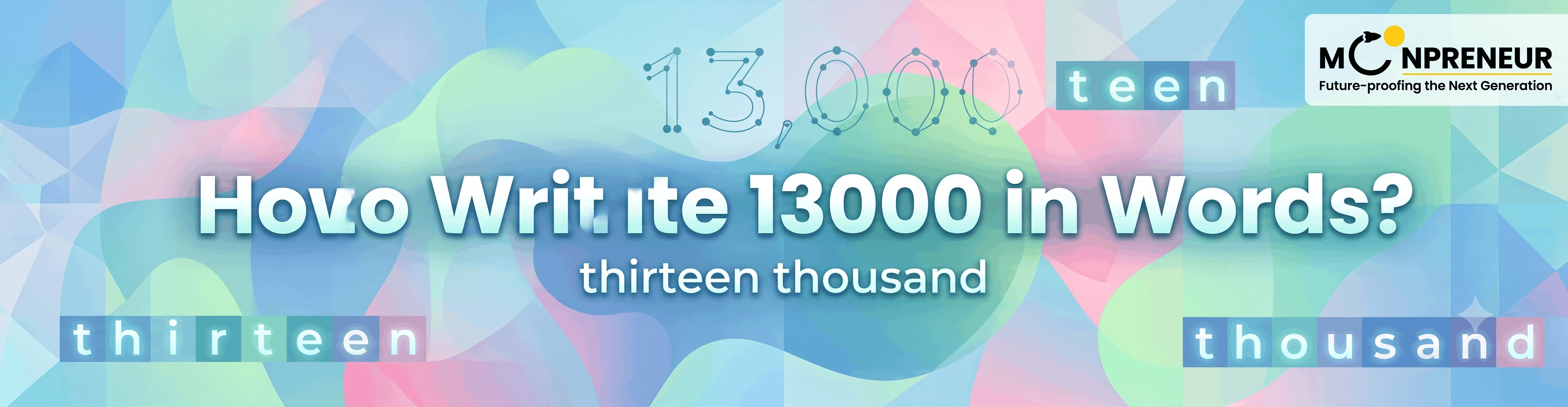 How To Write 13000 In Words