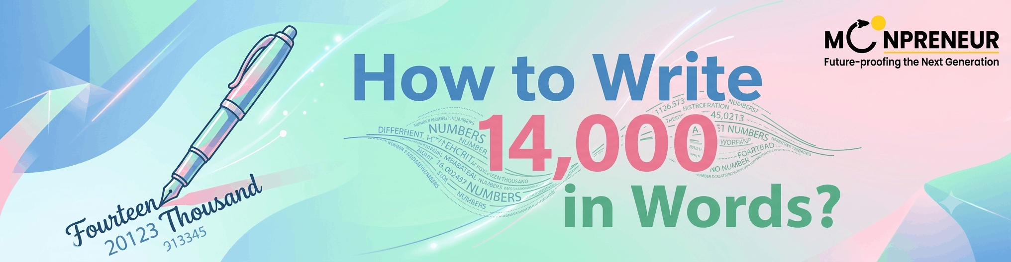 How To Write 14000 In Words
