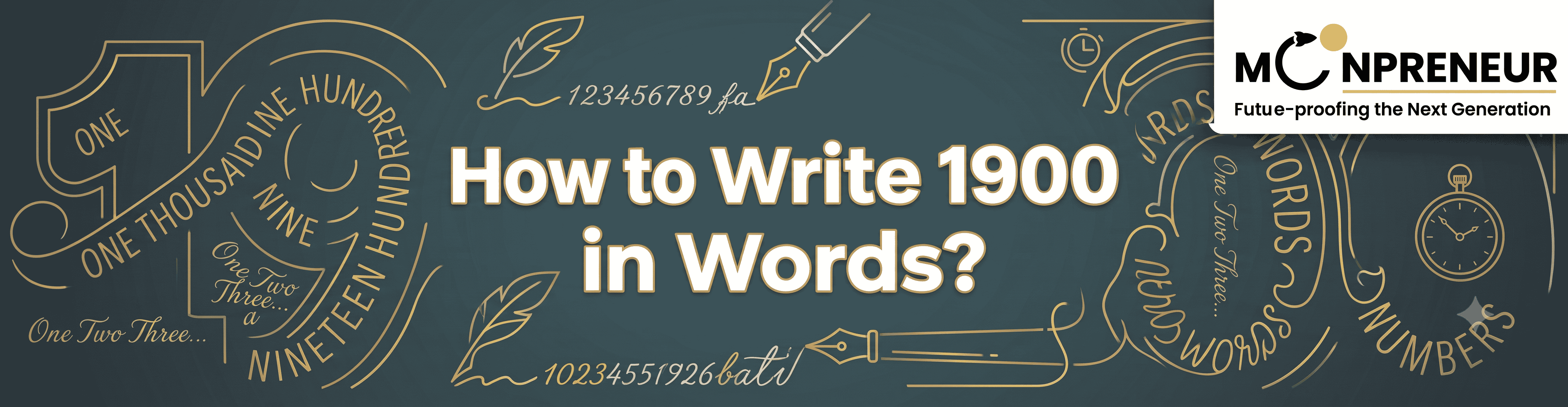 How to Write 1900 in Words?