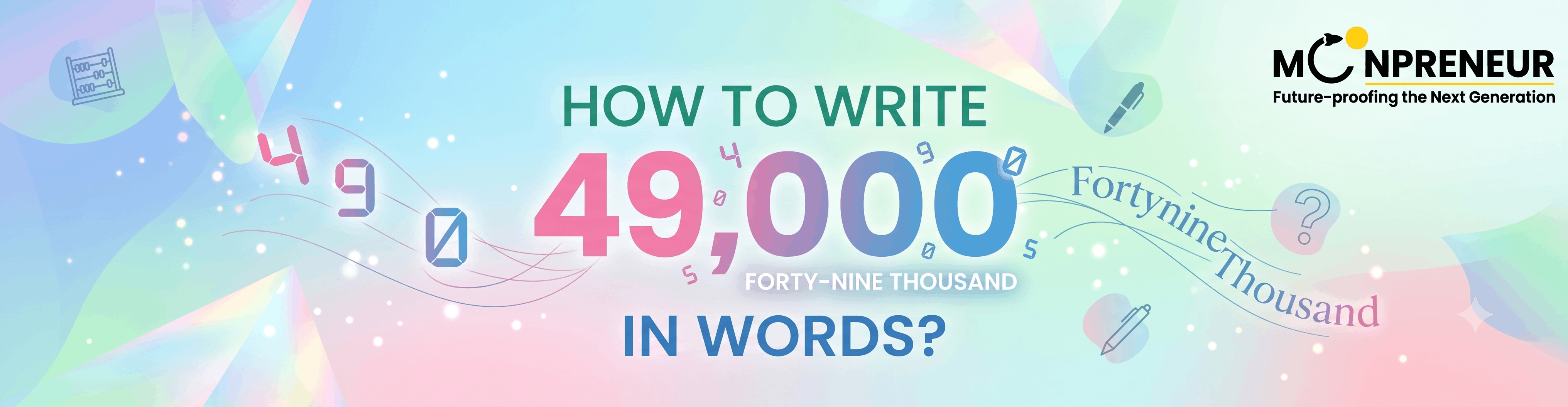 How To Write 49000 In Words