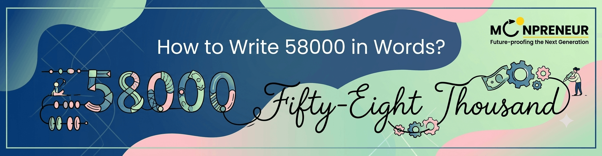 How To Write 58000 In Words