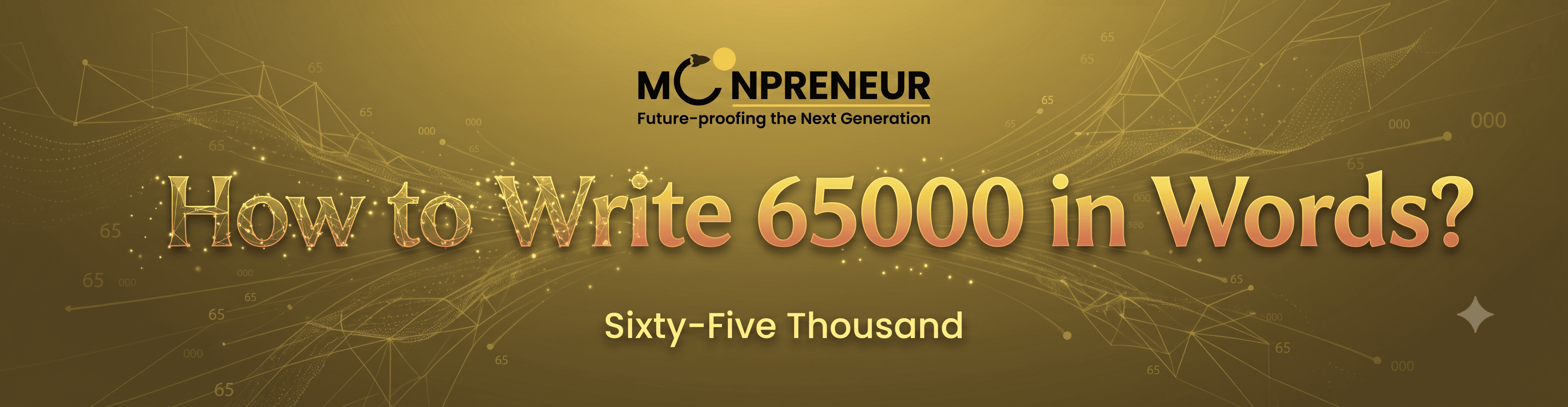 How to Write 65000 in Words