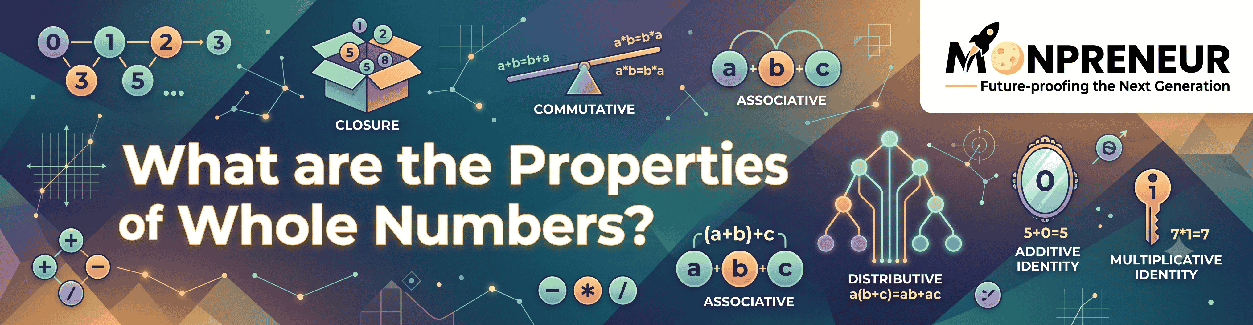 What are the Properties of Whole Numbers?