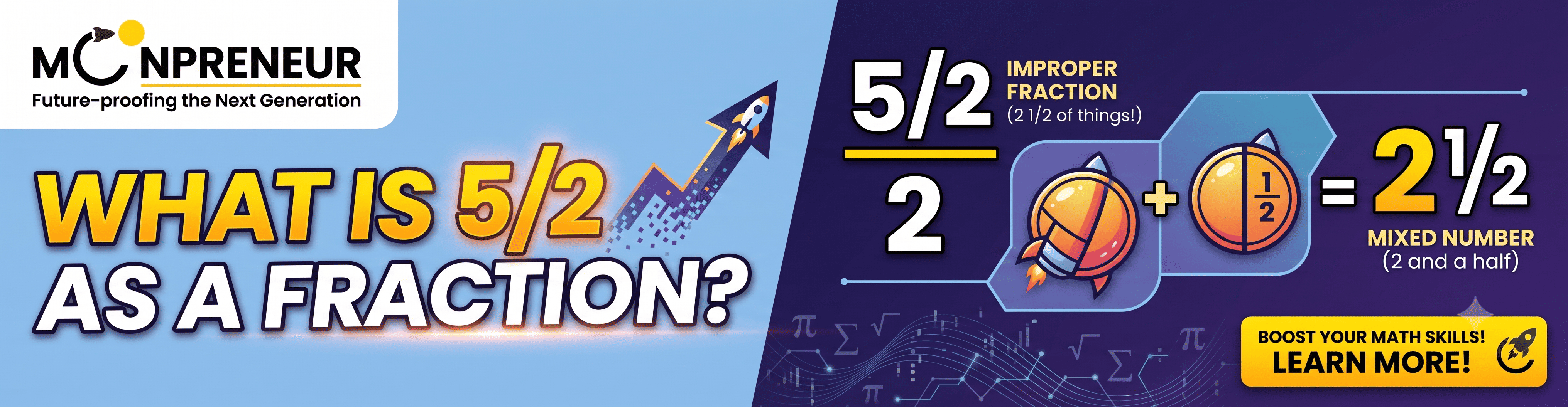 What is 5/2 as a Fraction