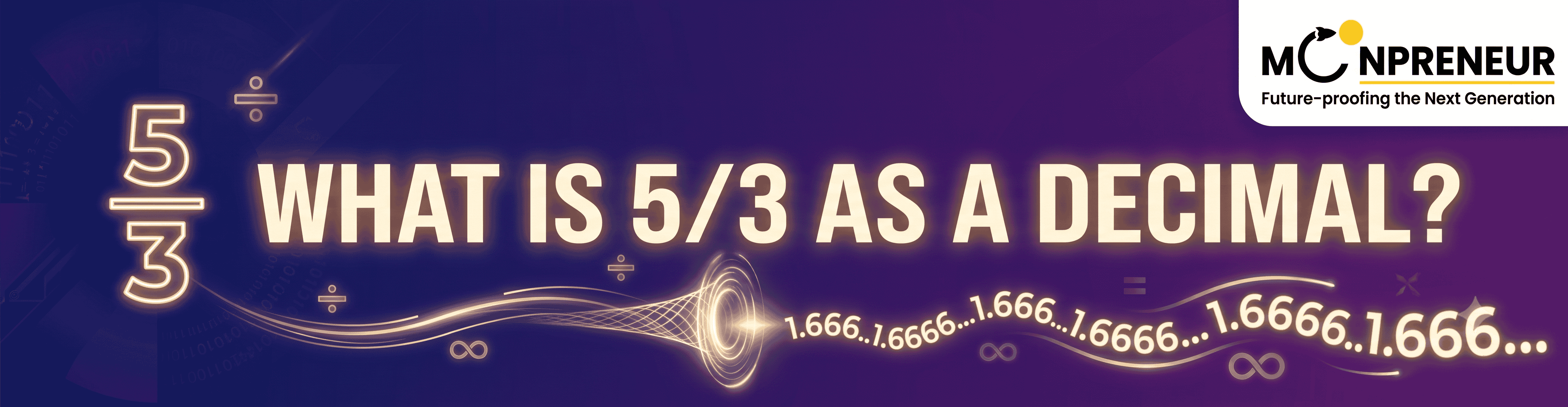 What is 5/3 as a Decimal?