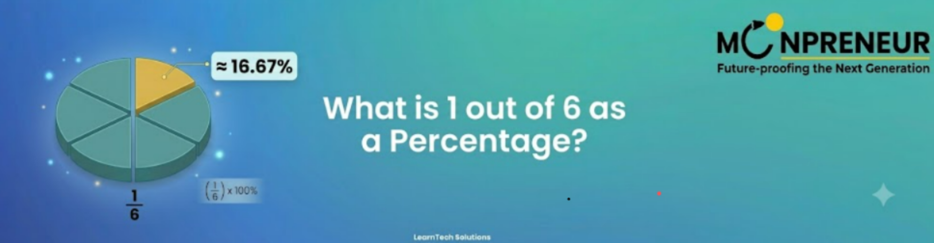 What Is 1 Out Of 6 As Decimal