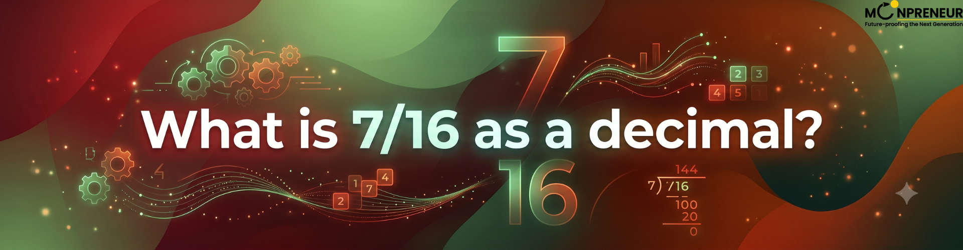 What Is 7/16 As Decimal