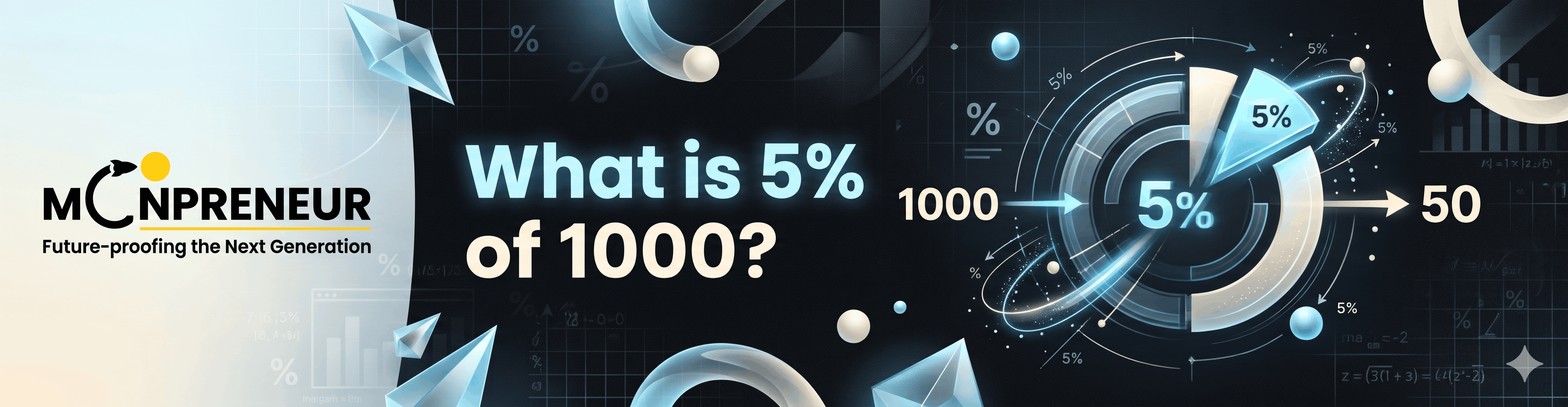 5 percent of 1000