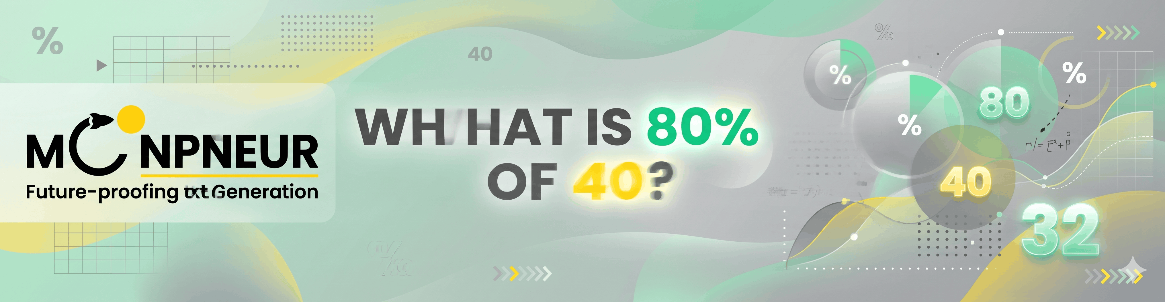 80 percent of 40