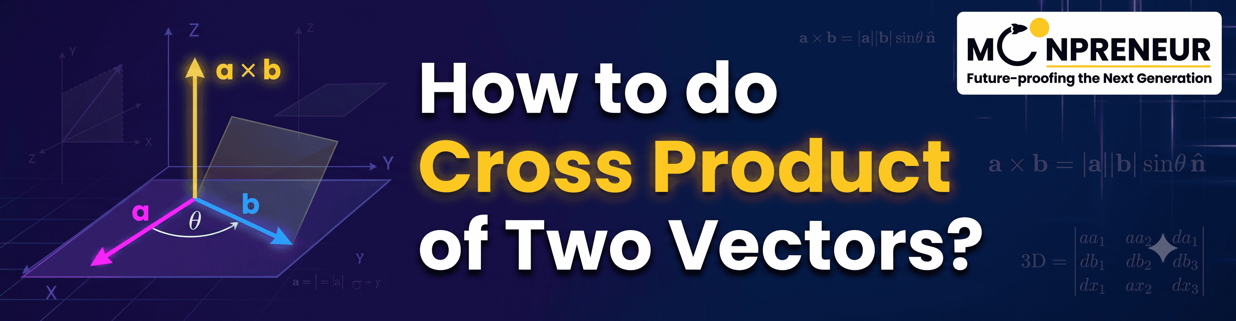 How to do Cross Product of Two Vectors