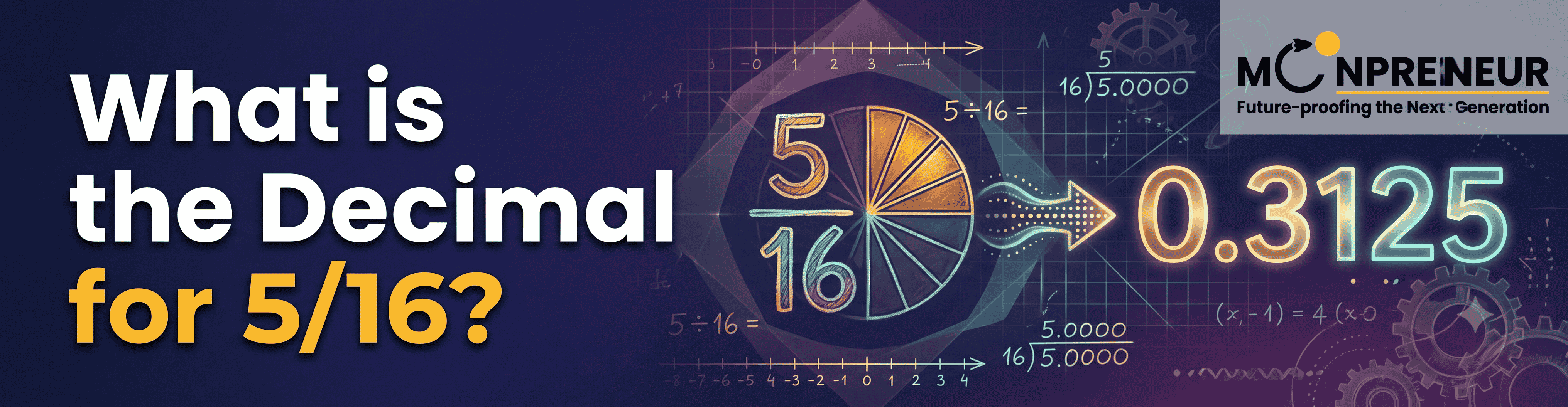 What is the Decimal For 5/16?