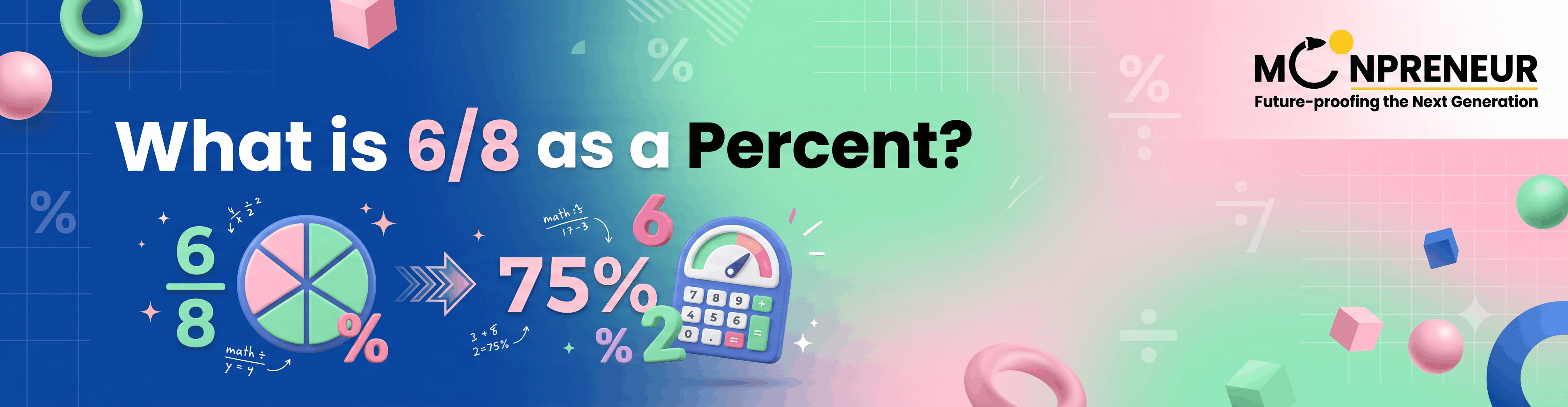 What Is 6/8 As a Percent