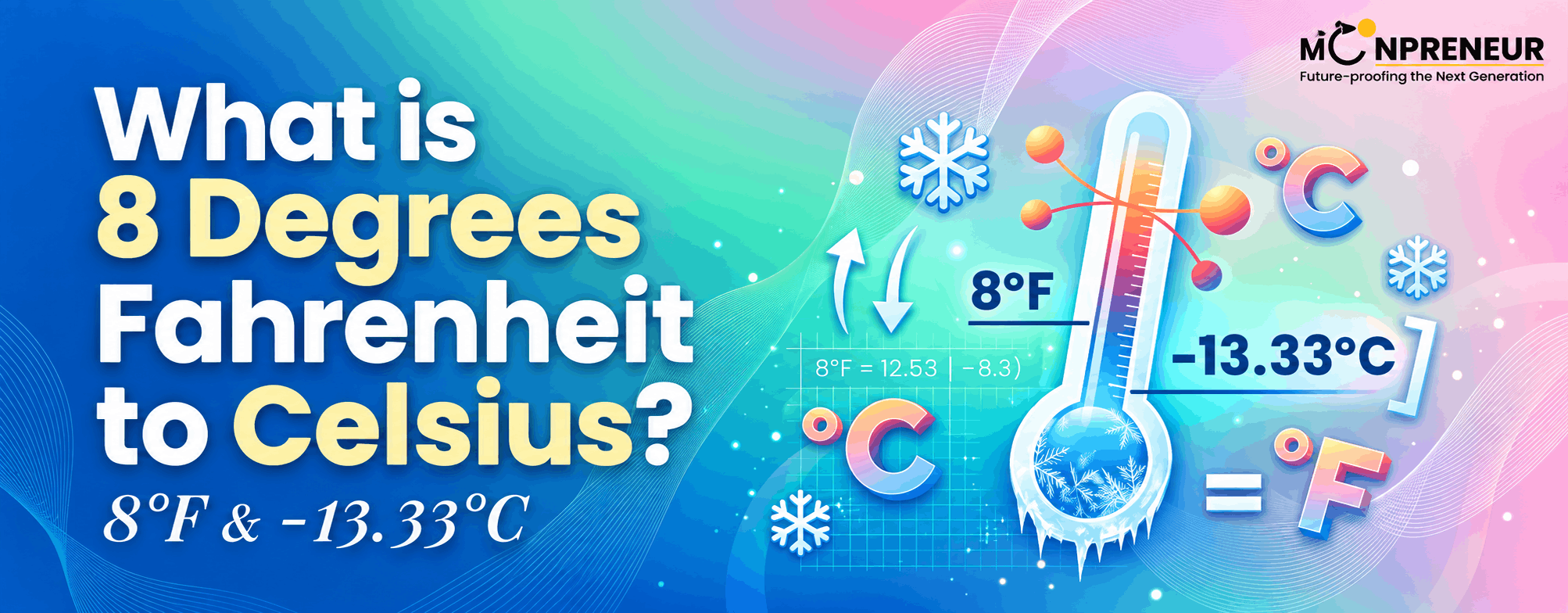 What Is 8 Degrees Fahrenheit In Celsius